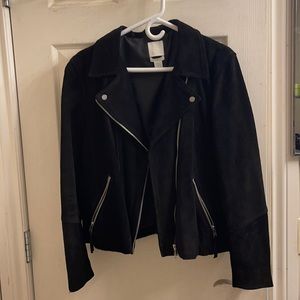 HM Genuine Suede Biker Jacket